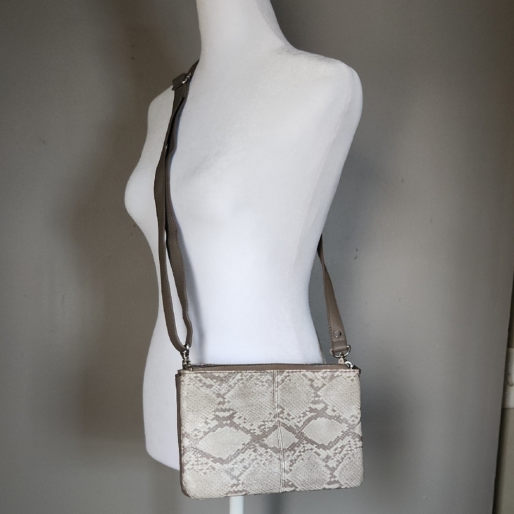 Jewell By Thirty-One Snakeskin Pattern Shoulder Crossbody